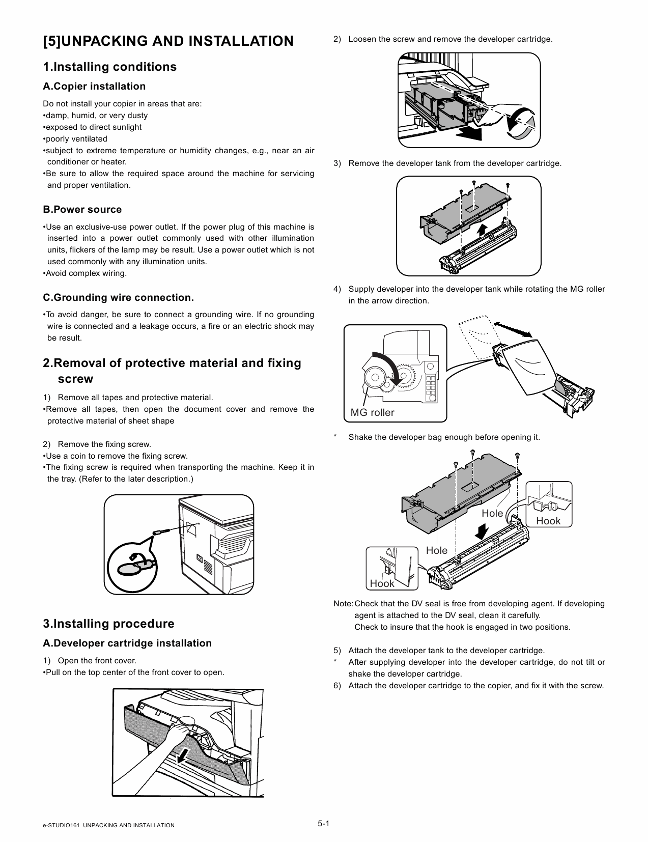 TOSHIBA e-STUDIO 161 MR2015 MY1022 Service Manual-3